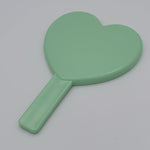 Heart-Shaped Hand Mirror — Green