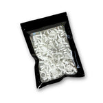 Heart Glue Rings 100 Pack- White